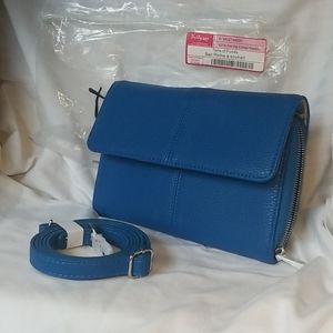 Thirty One Tons of Funds wallet cobalt blue